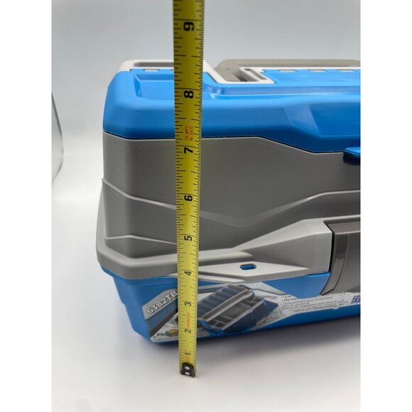 Flambeau Outdoors 6382TB 2-Tray - Classic Tray Tackle Box - Blue/Gray New - Picture 12 of 12